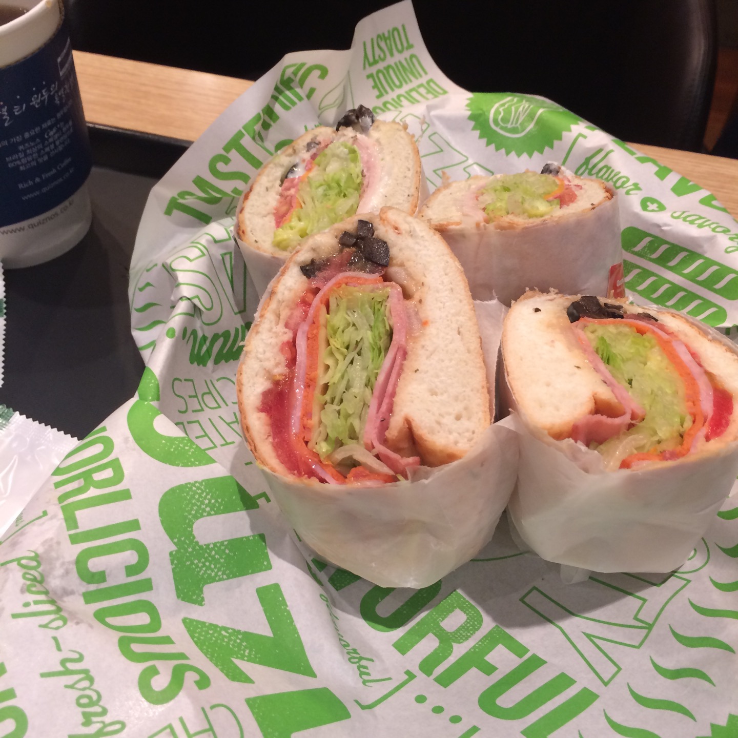 Quiznos Sub | 서울 중구 소공로 46 쌍용남산플래티넘 B101호 | +82 2-3789-2308