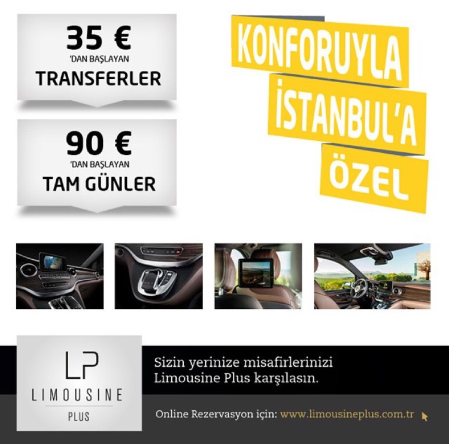 LimousinePLUS & Luxury Car Service | İswest A1B Blok D5, Küçükçekmece/İstanbul | +90 850 224 2901