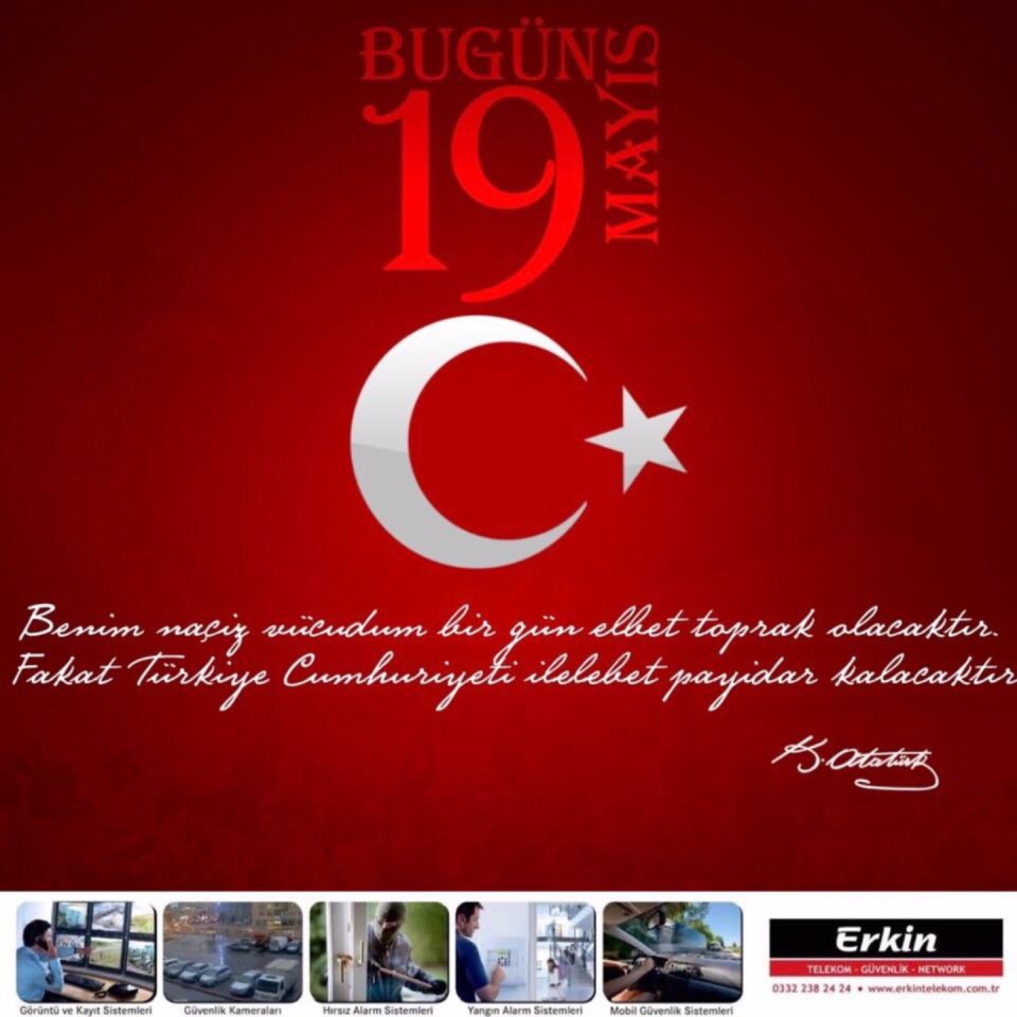 Erkin Telekom Güvenlik | Nişantaş Mahallesi Tamer Sokak Buluş St., Selçuklu/Konya | +90 332 238 24 24