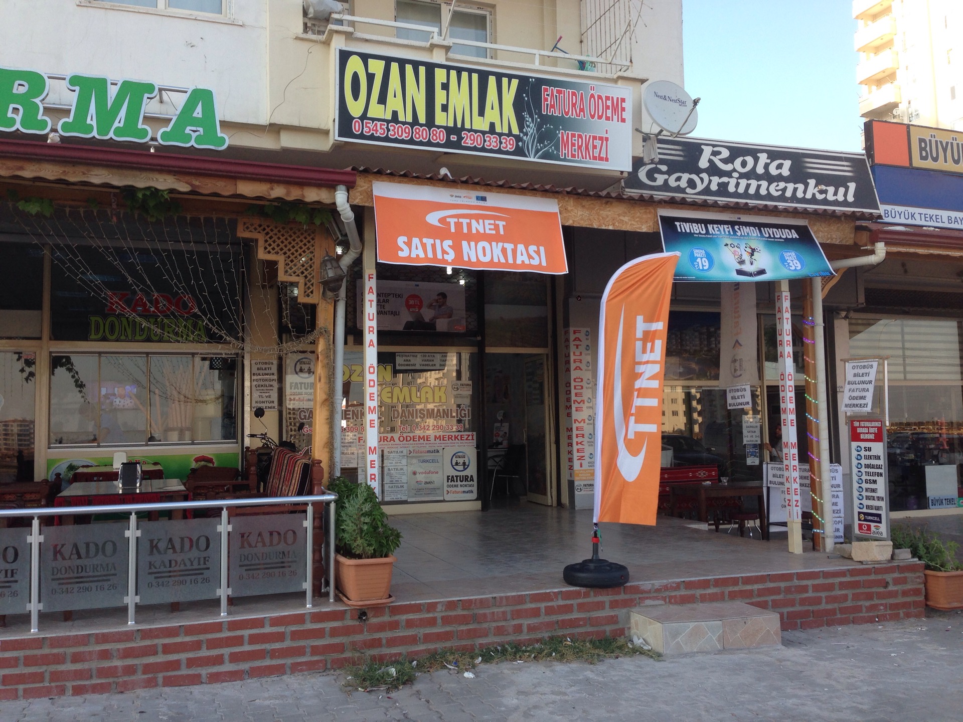 OZAN EMLAK FATURA ÖDEME MERKEZİ VE TTNET SATIŞ NOKTASI | Akkent Mah, Sahinbey/Gaziantep | +90 342 290 33 39